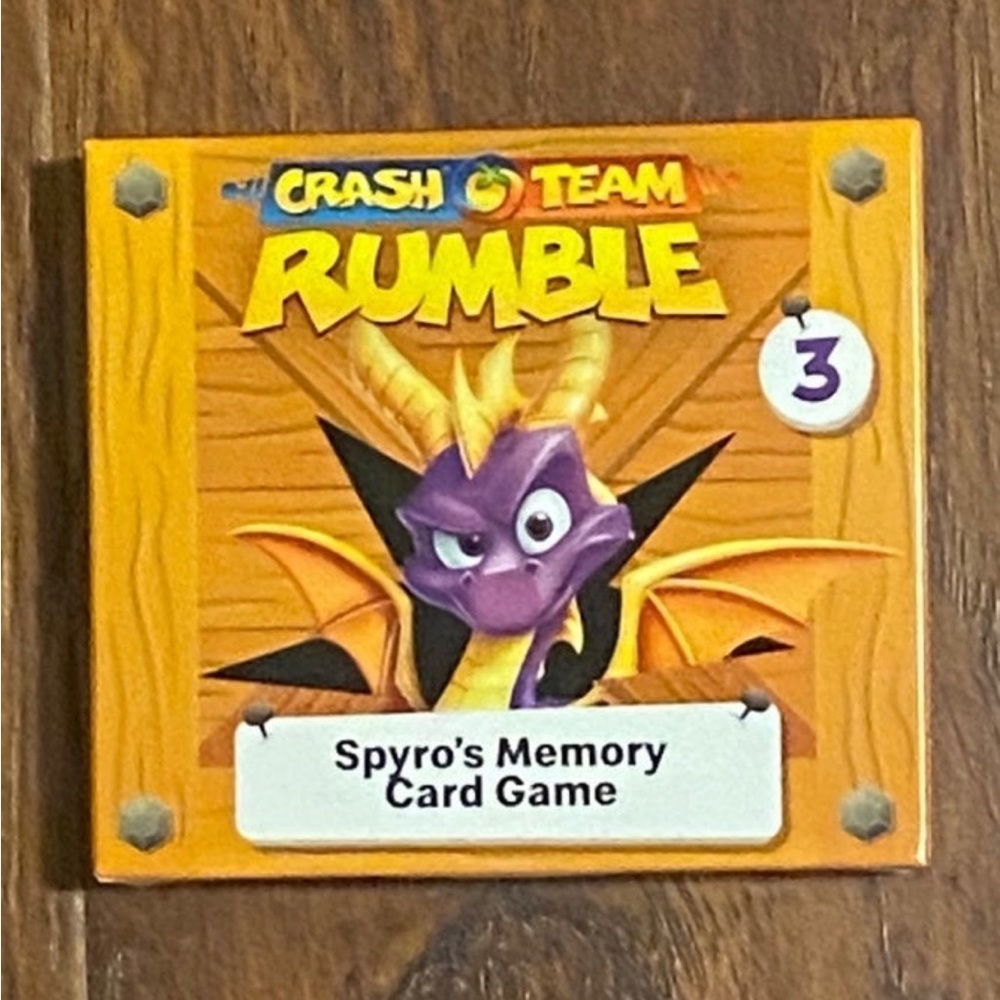 Crash Team Rumble Spyro’s Memory Card Game McDonald’s Happy Meal Toy